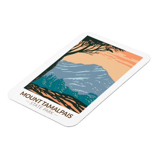 Mount Tamalpais State Park California  Magneet (Linkerzijde)