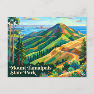Mount Tamalpais State Park Californië Briefkaart
