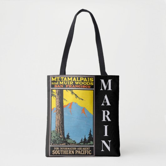 Mount Tamalpais-tas Tote Bag (Voorkant)