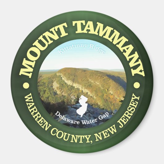 Mount Tammany Magneet (Voorkant)
