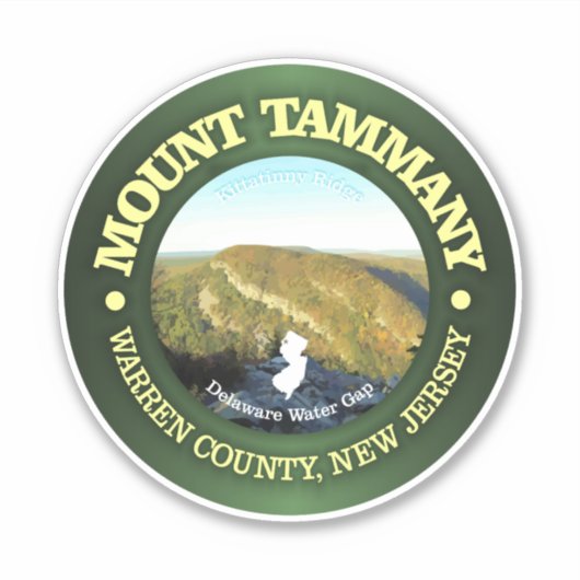 Mount Tammany Sticker (Voorkant)