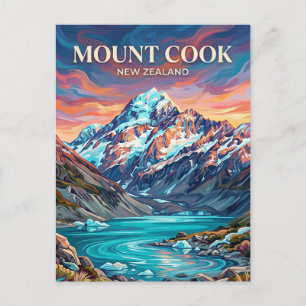 Mount Taranaki Nieuw-Zeeland Briefkaart
