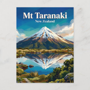 Mount Taranaki Nieuw-Zeeland Briefkaart