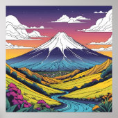 Mount Taranaki Poster (Voorkant)