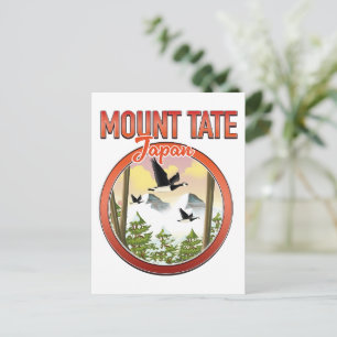 Mount Tate Japan reislogo Uitnodiging Briefkaart
