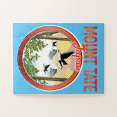 Mount Tate Japan reizen logo Legpuzzel (Horizontaal)