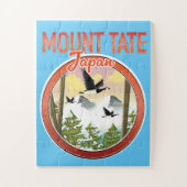 Mount Tate Japan reizen logo Legpuzzel (Verticaal)