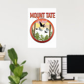 Mount Tate Japan reizen logo Poster (Thuiskantoor)