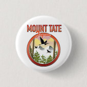 Mount Tate Japan reizen logo Ronde Button 3,2 Cm (Voorkant)