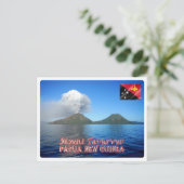 Mount Tavurvu - Papoea-Nieuw-Guinea - Briefkaart (Staand voorkant)