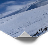 Mount Teghenis Besneeuwde Piek Custom Poster (Hoek)