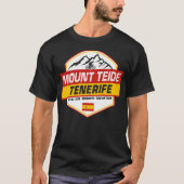 Mount Teide Fietsen Spanje T-shirt (Voorkant)