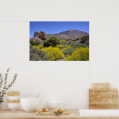 Mount Teide op Canarische eilanden Poster (Keuken)