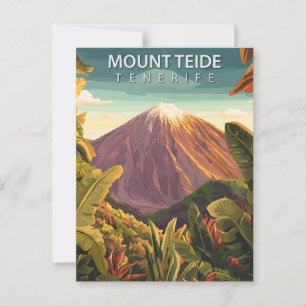 Mount Teide Tenerife Reis naar het verleden Briefkaart