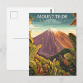 Mount Teide Tenerife Reis naar het verleden Briefkaart (Voorkant / Achterkant)