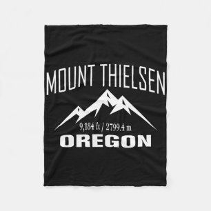 Mount Thielsen Oregon Klimmen Top Club Buiten Fleece Deken