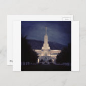 Mount Timpanogos LDS Temple, American Fork, Utah Briefkaart (Voorkant / Achterkant)