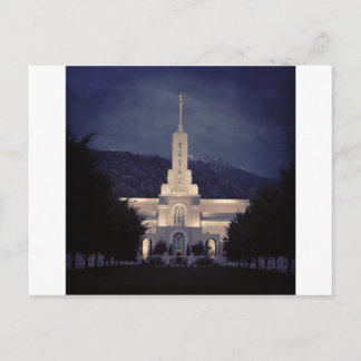 Mount Timpanogos LDS Temple, American Fork, Utah Briefkaart