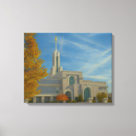 Mount Timpanogos Utah Temple Painting™ LDS Canvas Afdruk