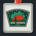 Mount Timpanogos Wilderness Utah Camping Metalen Ornament<br><div class="desc">Mount Timpanogos Wilderness offers rugged backcountry hiking,  trail running,  backpacking,  wildlife viewing,  and hunting on high‑alpine trails leading to waterfalls,  meadows,  and the summit of Mount Timpanogos</div>
