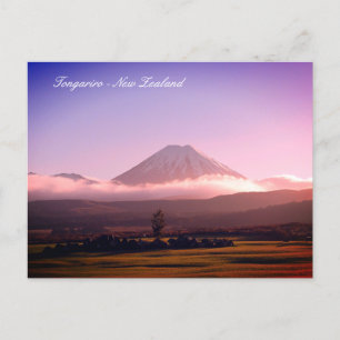 Mount Tongariro, Vulcano, Nieuw-Zeeland/Revel Briefkaart