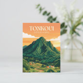 Mount Tonkoui Ivoorkust Briefkaart (Staand voorkant)