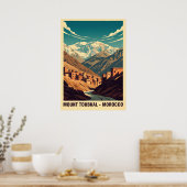 Mount Toubkal Marokko V01 Poster (Keuken)