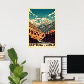 Mount Toubkal Marokko V01 Poster (Thuiskantoor)