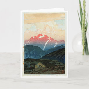 Mount Tsurugi, Hiroshi Yoshida, houtsnede Kaart
