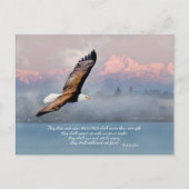 Mount Up With Wings Like Eagles Fine Art Blank Briefkaart (Voorkant)