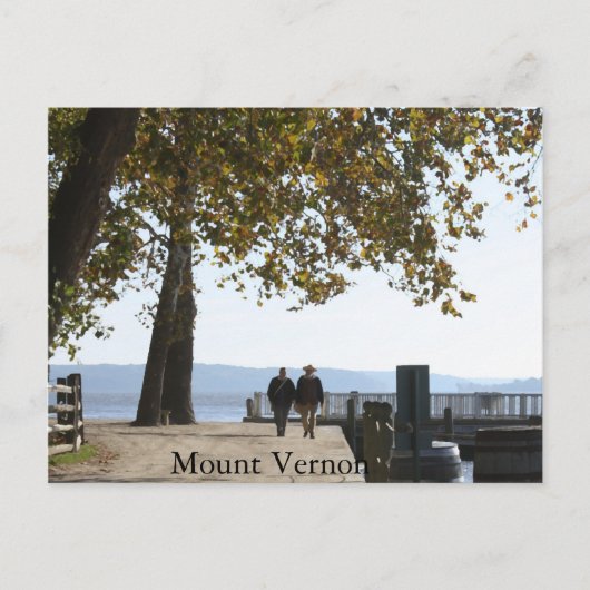 Mount Vernon Briefkaart (Voorkant)
