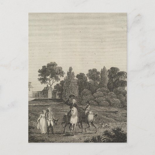 Mount Vernon, de woning van generaal Washington Briefkaart (Voorkant)