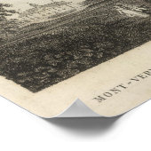 Mount Vernon, de woning van generaal Washington Poster (Hoek)