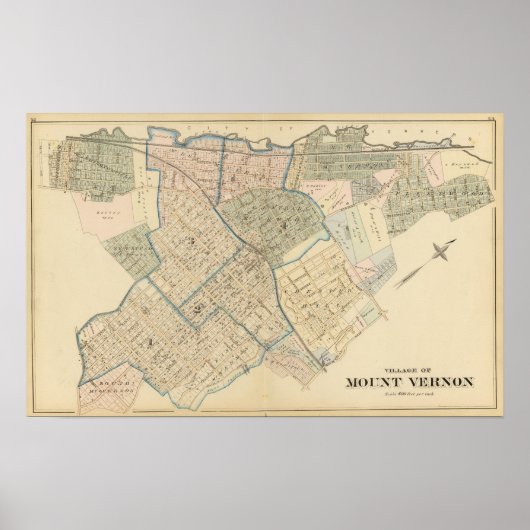 Mount Vernon, New York Poster (Voorkant)