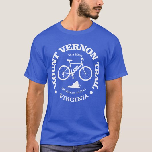 Mount Vernon Trail (fietsen) T-shirt (Voorkant)