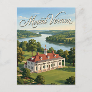 Mount Vernon Virginia Briefkaart