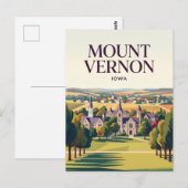 Mount Vernon VS Briefkaart (Voorkant / Achterkant)