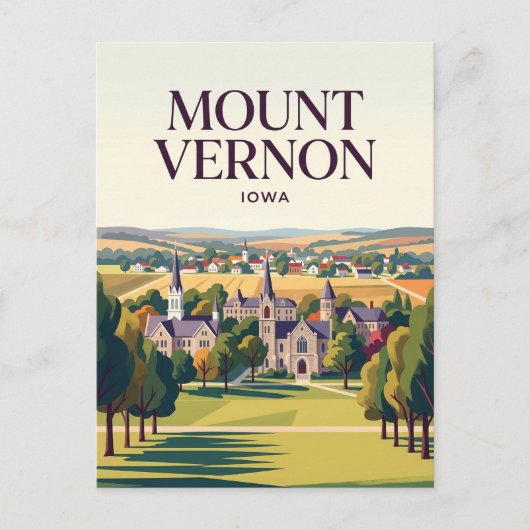 Mount Vernon VS Briefkaart (Voorkant)