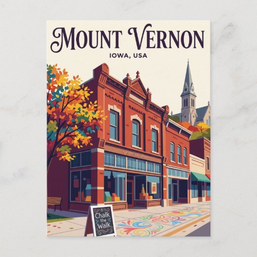 Mount Vernon VS Briefkaart (Voorkant)