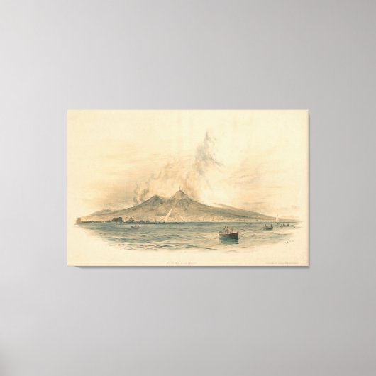Mount Vesuvius Canvas Afdruk (Voorkant)