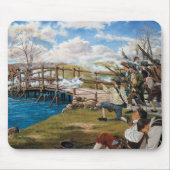 Mount Vesuvius in Eruption Napels Italy J. Turner Muismat (Voorkant)