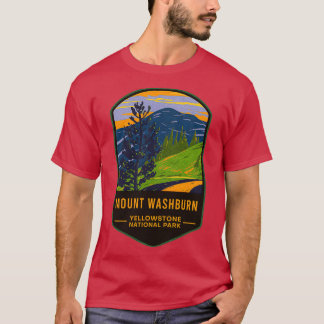 Mount Washburn Yellowstone National Park T-shirt