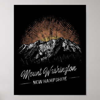 Mount Washington Bergen New Hampshire Wandelen Vi Poster