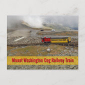 Mount Washington Cog Railway Trein Fotografisch Briefkaart (Voorkant)