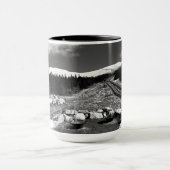 Mount Washington Cog Railway vanaf station Waumbek Mok (Midden)