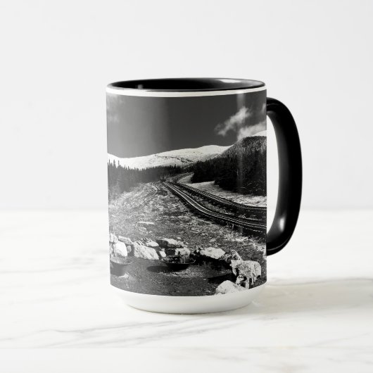 Mount Washington Cog Railway vanaf station Waumbek Mok (Voorkant rechts)