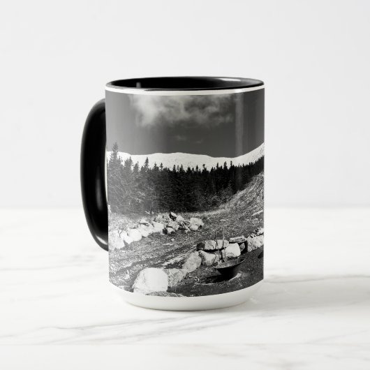 Mount Washington Cog Railway vanaf station Waumbek Mok (Voorkant links)