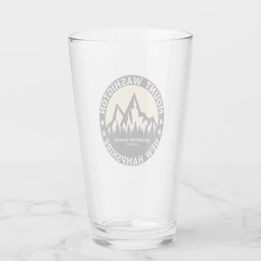 Mount Washington Forest Landscape Glas (Achterkant)