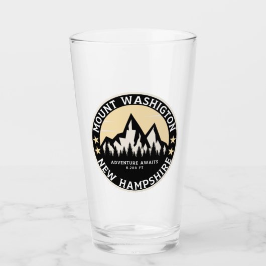 Mount Washington Forest Landscape Glas (Voorkant)