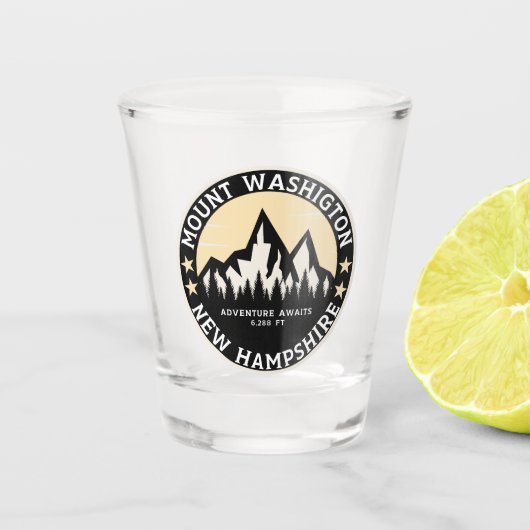 Mount Washington Forest Landscape Shot Glas (Voorkant)